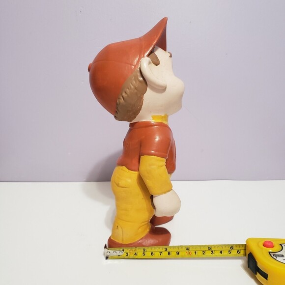 Ceramic Baseball Boy Hat Closed Eyes Figurine 11"×5"×4" - Picture 10 of 11